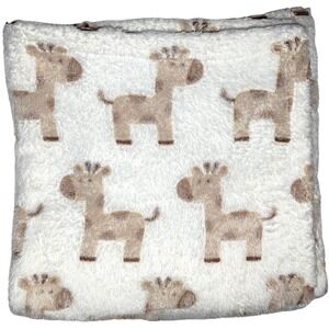Snugly Baby Giraffe Beige Blanket Security Lovey htf Soft 28x30 Brown RN 123745